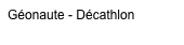 Géonaute - Décathlon